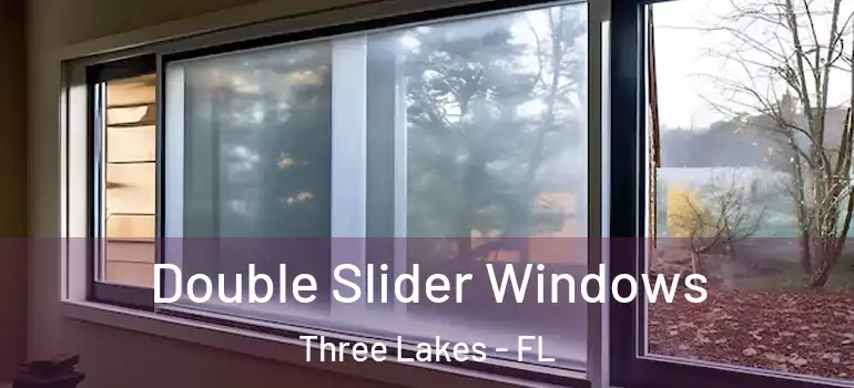 Double Slider Windows Three Lakes - FL