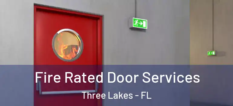 Fire Rated Door Services Three Lakes - FL