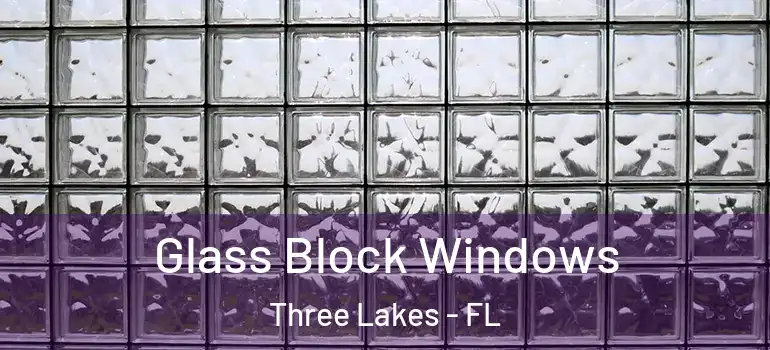 Glass Block Windows Three Lakes - FL