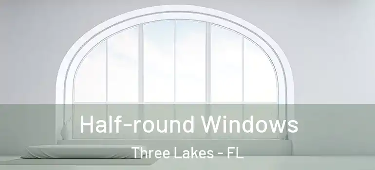 Half-round Windows Three Lakes - FL