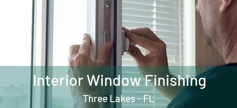 Interior Window Finishing Three Lakes - FL