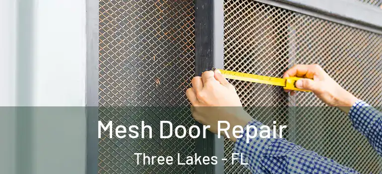 Mesh Door Repair Three Lakes - FL