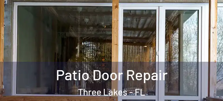 Patio Door Repair Three Lakes - FL