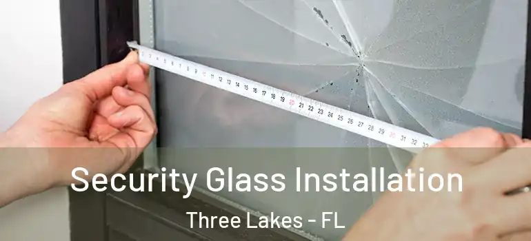 Security Glass Installation Three Lakes - FL