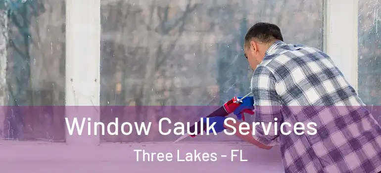 Window Caulk Services Three Lakes - FL