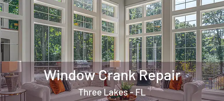 Window Crank Repair Three Lakes - FL