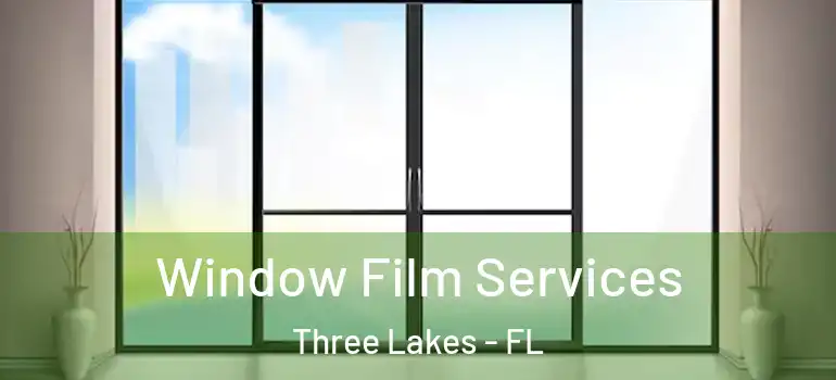 Window Film Services Three Lakes - FL