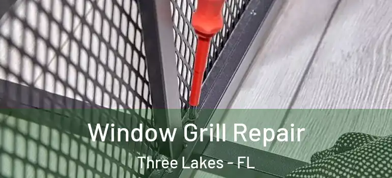 Window Grill Repair Three Lakes - FL