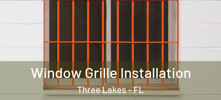 Window Grille Installation Three Lakes - FL