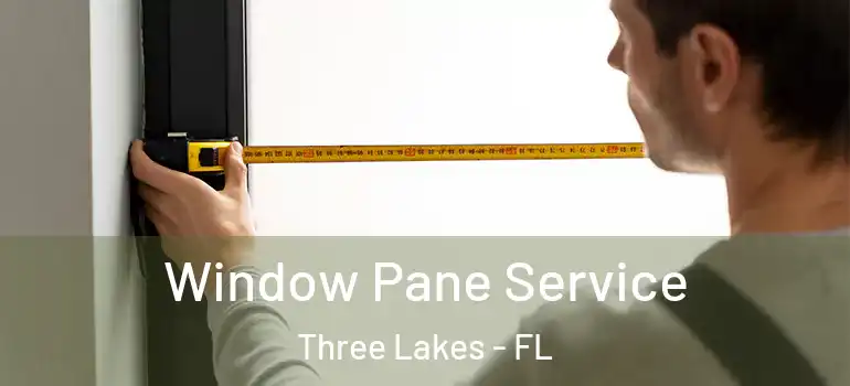 Window Pane Service Three Lakes - FL