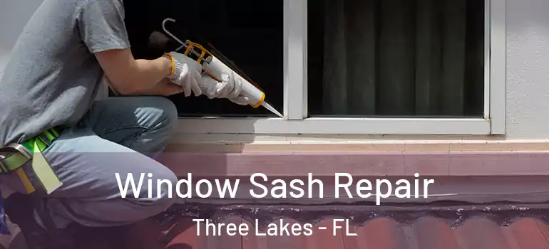 Window Sash Repair Three Lakes - FL